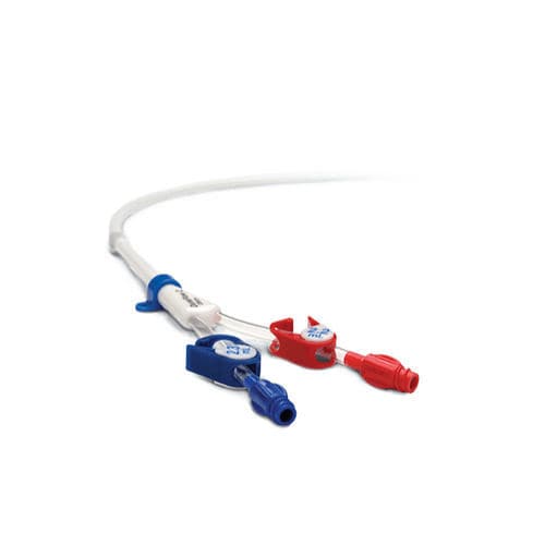 Hämodialysekatheter - DuraFlow™ 2 - Angiodynamics - für Arterien / doppellumig / 15 FR