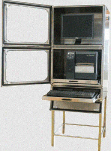 Medizinisch Computer-Arbeitsplatz - MU3 Inox - LM Realisations - wasserdicht