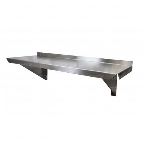Regal / 1 Regalbrett - SHWS series - TEKNOMEK - wandmontiert / Edelstahl