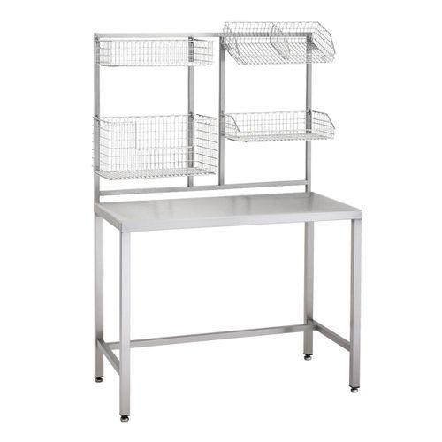 Arbeitstisch - PTSS Series - TEKNOMEK - Labor / rechteckig / Edelstahl