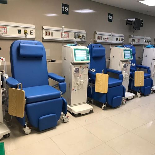 Manueller Hämodialysesessel - PY-YS - Nanning Passion Medical Equipment - dreiteilig / auf Rollen / mit Fußstütze