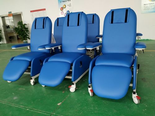 Elektrischer Hämodialysesessel - PY-YD-810 - Nanning Passion Medical Equipment - dreiteilig / auf Rollen