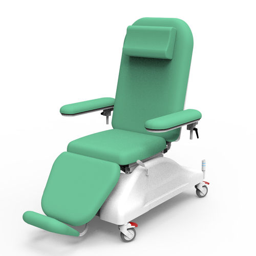 Elektrischer Hämodialysesessel - PY-YD-510 - Nanning Passion Medical Equipment - dreiteilig / auf Rollen / Trendelenburg