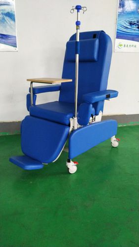 Manueller Blutentnahmesessel - PY-YS - Nanning Passion Medical Equipment - hydraulisch / dreiteilig / auf Rollen
