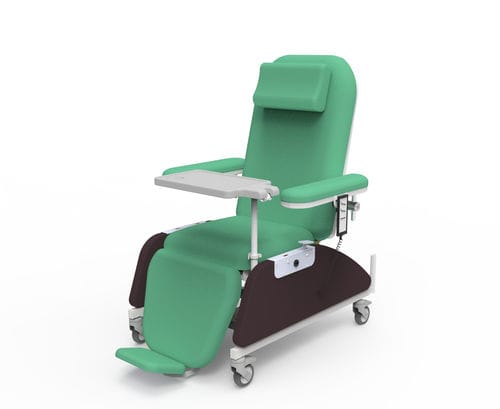 Elektrischer Blutentnahmesessel - PY-YD-810(upgraded) - Nanning Passion Medical Equipment - dreiteilig / mit Fußstütze / mit Fußstütze
