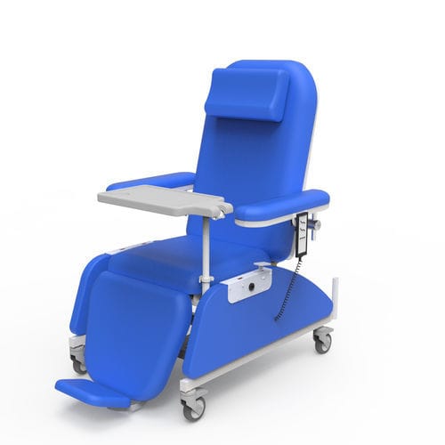 Elektrischer Hämodialysesessel - PY-YD-810 - Nanning Passion Medical Equipment - dreiteilig / für Chemotherapie / auf Rollen