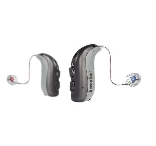 Hörgerät / Mini Hinter dem Ohr Empfänger Gehörgang - Alpha - bernafon - mit Bluetooth® / mit Telefonspule / beigefarben