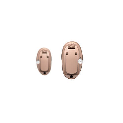 IIC-Hörgerät - Alpha - bernafon - mit Bluetooth® / braun / beigefarben