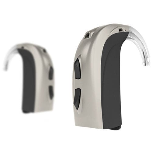 BTE-Hörgerät - Compact - bernafon - mit Bluetooth® / beigefarben / braun