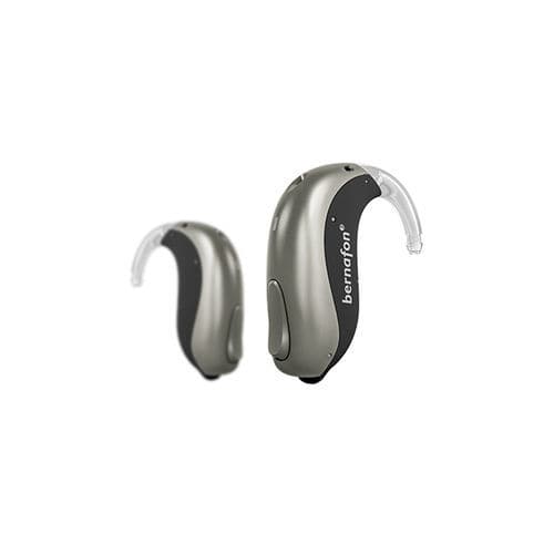 Hörgerät / Mini BTE - Alpha XT 9 - bernafon - mit Bluetooth® / beigefarben / braun