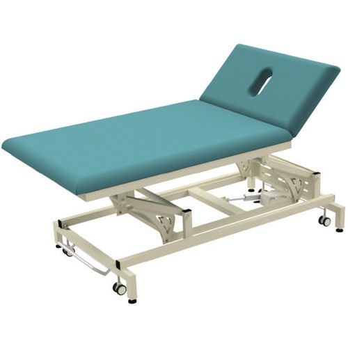 Elektrische Massageliege - 4001.503 - KIS Produkt - auf Rollen / mit höhenverstellbarer Rückenlehne / zweiteilig