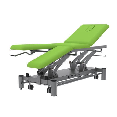 Mechanischer Massageliege - FGT3177 - Genin Techmed - auf Rollen / mit Beinstütze / dreiteilig