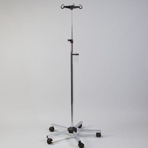 Infusionsständer auf Rollen - 10650 - Health Care Logistics - 4 Haken