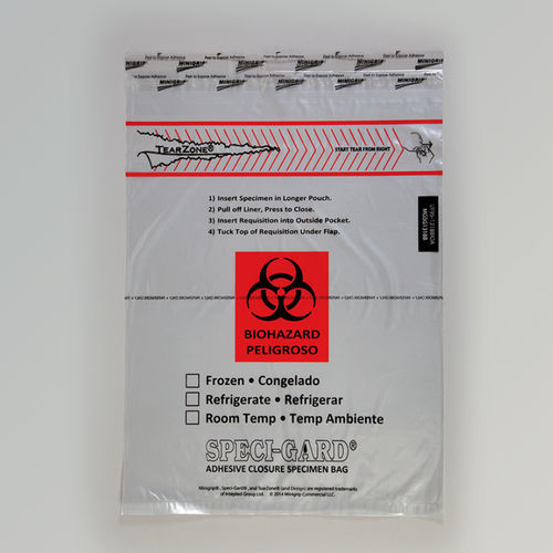 Verpackungsbeutel für Gefahrstoffe - 18729 - Health Care Logistics - für biologische Produkte