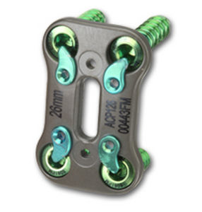 HWS-Arthrodeseplatte - Simplicity® - Precision Spine - anterolateral / mit Verriegelung / Metall