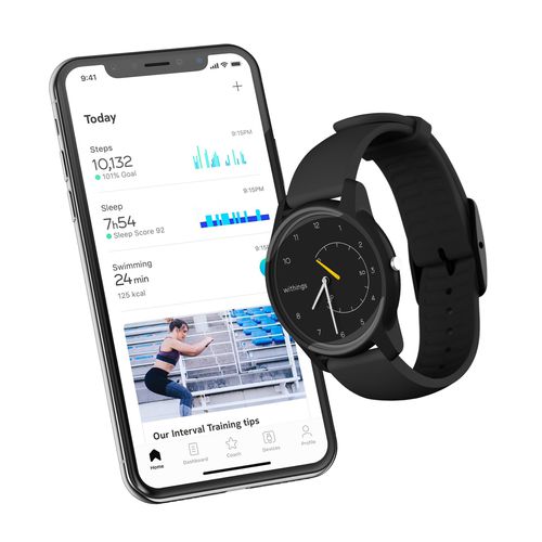 Am Körper tragbarer Aktigraph - Move - Withings - handgelenkgetragen / mit GPS