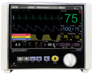 Patientenmonitor für IRM - 3880  - IRADIMED CORPORATION - tragbar / kompakt / Nacht