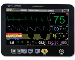 Patientenmonitor für IRM - 3885T  - IRADIMED CORPORATION - tragbar / Nacht / EKG