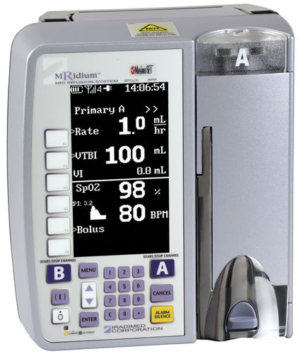 Infusionspumpe / 1 Kanal - MRidium® 3860+ - IRADIMED CORPORATION - kontinuierlich / volumetrisch / unmagnetisch