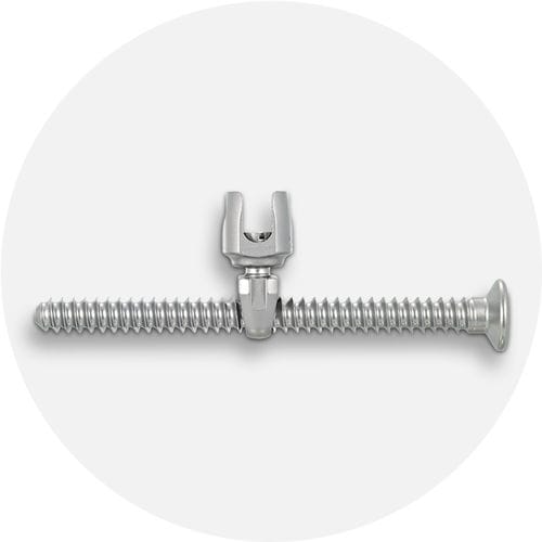 Knochen-Kompressionsschraube / für Iliosakralgelenk - E.SPINE® TANIT® - EUROS - kanüliert / für Kinder / Metall