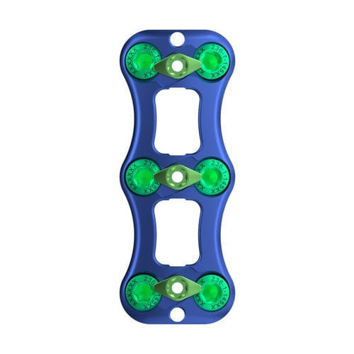 HWS-Arthrodeseplatte - Insignia™  - Alphatec Spine - mit Verriegelung / Titan / 2 Ebenen