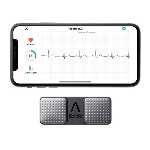 Handgerät-Patientenmonitor - KardiaMobile® - AliveCor - EKG / Herzfrequenz / für häusliche Krankenpflege