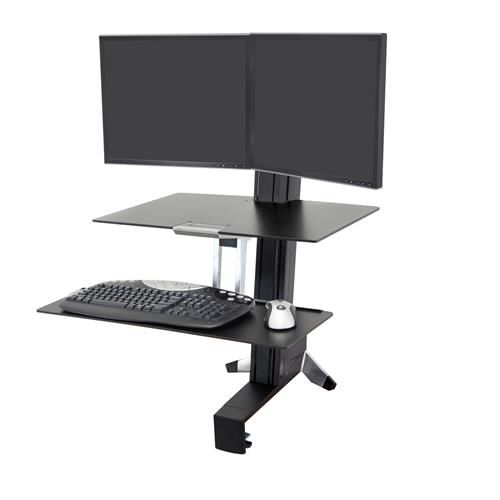 Rechteckiger Schreibtisch - WorkFit-S - Anthro Corporation - für Open Space / höhenverstellbar