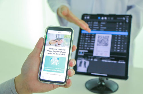 Medizinische iOS-Applikation - FHR - EBM Technologies - für Krankenhaus / für DICOM / Content-Sharing