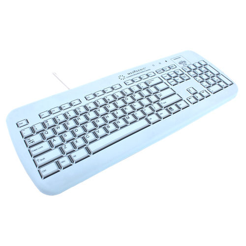 Medizinische Tastatur / mit Ziffernblock - Essential - Esterline - Silikon / waschbar / desinfizierbar