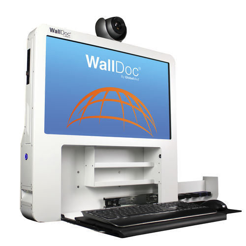 Computer-Arbeitsplatz / für Telemedizin - WallDoc® - GlobalMed - wandmontiert