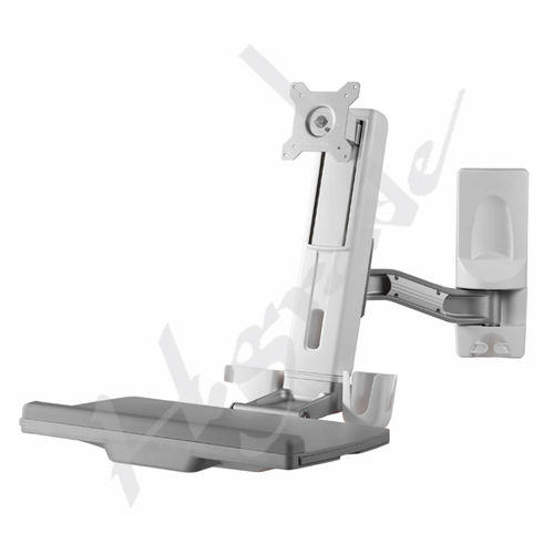Medizinischer Computer-Arbeitsplatz - OEW series - Highgrade Tech. Co., Ltd. - höhenverstellbar / wandmontiert