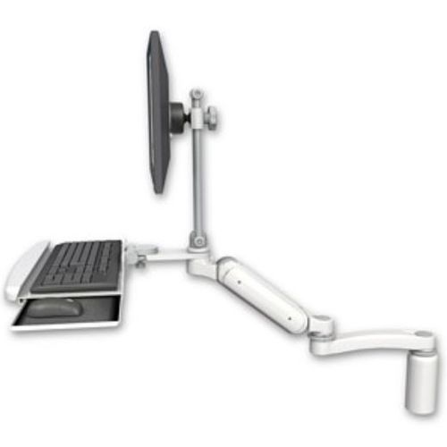 Knickarm-Tragarm - UL180EV7-D5-KDB-A1-MW - ICWUSA - für Monitor / für medizinische Zwecke / Tisch