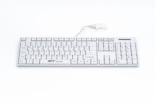 Medizinische Tastatur / mit Ziffernblock - CleanType® Easy Basic - GETT Gerätetechnik - mit internationalem Tastaturlayout / desinfizierbar / Hygiene