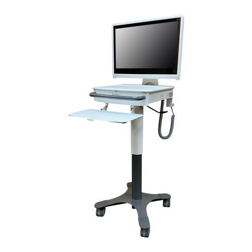 Medizinisch Computerwagen - DCT-1B3-LCD - Lund Industries - Zubehör / mobil / höhenverstellbar