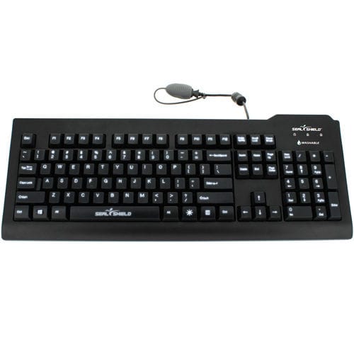 Medizinische Tastatur / mit Ziffernblock - Glow™ - Seal Shield - waschbar / desinfizierbar / USB