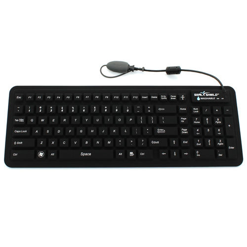 Medizinische Tastatur / mit Ziffernblock - S106G2 - Seal Shield - Silikon / waschbar / USB