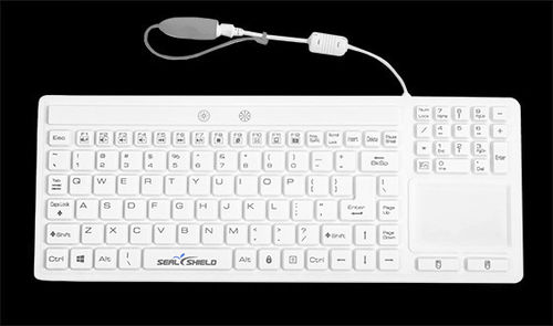Medizinische Tastatur / Touchpad - Silk Glow™ - Seal Shield - desinfizierbar / USB / wasserdicht
