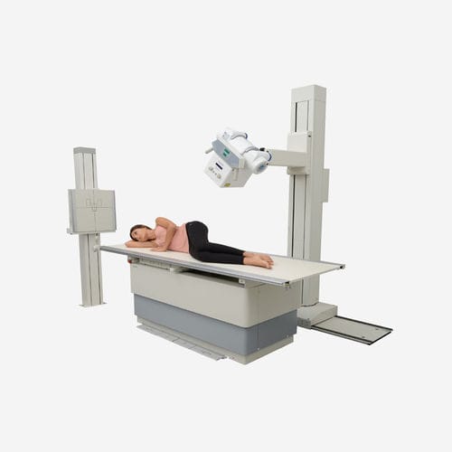 Analoges Röntgensystem - ATLAS - IDETEC MEDICAL IMAGING - für multifunktionale Röntgenaufnahmen / für Röntgenuntersuchung des Brustkorbs / mit bodenstehendem Bucky