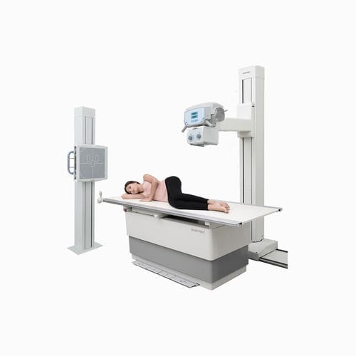 Digitales Röntgensystem - ATLAS DR  - IDETEC MEDICAL IMAGING - für multifunktionale Röntgenaufnahmen / für Röntgenuntersuchung des Brustkorbs / mit bodenstehendem Bucky