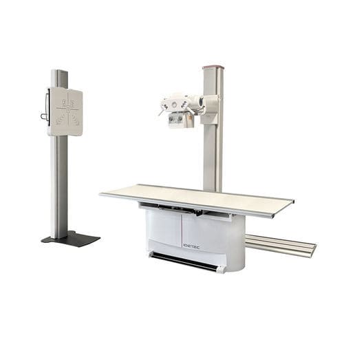Digitales Röntgensystem - ATLAS HC2 - IDETEC MEDICAL IMAGING - für multifunktionale Röntgenaufnahmen / für Röntgenuntersuchung des Brustkorbs / mit bodenstehendem Bucky