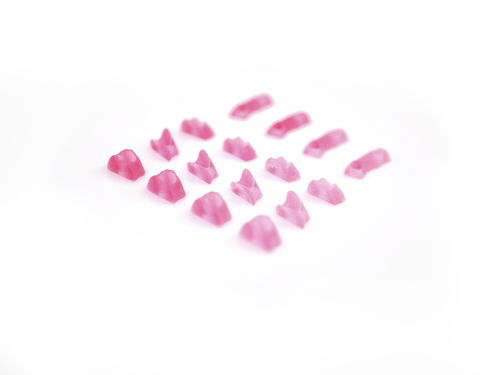 Zahnmedizinisches Material / Harz - Elastico®/ VeroMagenta - Stratasys - zur Dentalrestaurierung / gingival / biokompatibel