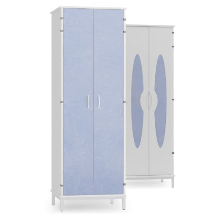 Abstellschrank - GHAC600 - AHF - ATELIERS DU HAUT FOREZ - für Patientenzimmer / mit 2 Türen