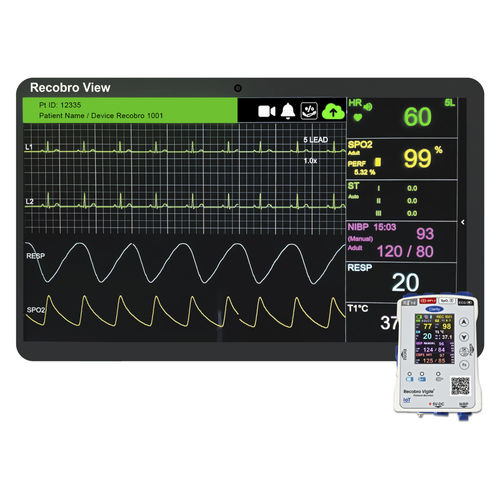 Tragbarer Patientenmonitor - RecobroView  - Clarity Medical - kompakt / EKG / TEMP