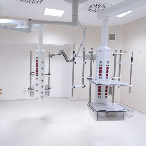 Verteilerarm für OP-Saal - AKAY - Koncare medical Technologie - deckenmontiert / für Intensivpflege / modular