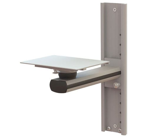 Tragarm für Monitor - Koncare medical Technologie - für medizinische Zwecke / schienenmontiert / Aluminium