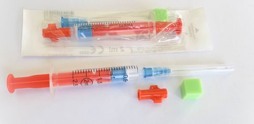 Spritze für Blutentnahme - Koncare medical Technologie - Blutgas / 2 ml / 2,5 ml