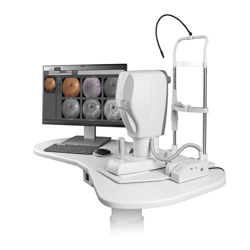 Nicht-mydriatische Funduskamera - SW-8800 - Tianjin Suowei Electronic Technology - fluoreszierende Angiographie des Auges / retinale Bildgebung durch Auto-Fluoreszenz / Tisch