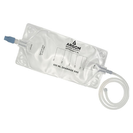 Wunden-Drainageset - 850007350 - Argon Medical Devices - mit Skala / mit Venenklappe