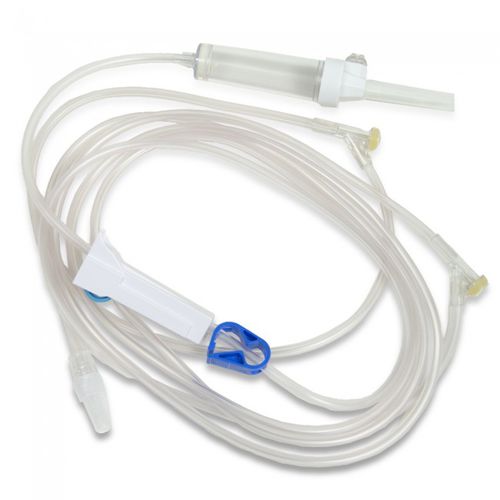Intravenöses Infusionsset für die Veterinärmedizin - 6.09.006.001 - Doctorgimo - mit Tropfkammer / mit Y-Verbinder / mit Absperrhahn