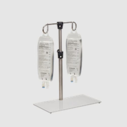 Infusionsstativ auf Untersuchungstisch - TABLETOPIVSTAND - HK Surgical - 2 Haken / Aluminium